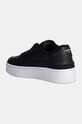 Obuwie Lacoste sneakersy skórzane T-Clip Platform 48SFA0046 czarny