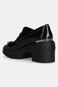 Încălțăminte Dkny pantofi de piele Texas K4455786.BLK negru