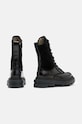 AllSaints botki skórzane Alexia Boot W063FB czarny
