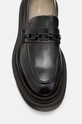 AllSaints bőr mokaszin Alexia Chain Loafer fekete W060FB