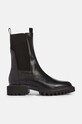 AllSaints ghete chelsea de piele Hallie Boot pana la 5 cm negru W115FB
