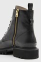 Кожаные полусапожки AllSaints Lydia Boot чёрный W040FB