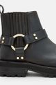 Δερμάτινες μπότες AllSaints Maddie Biker Boot μαύρο W054FB