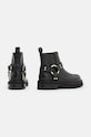 Кожаные полусапожки AllSaints Maddie Biker Boot W054FB чёрный