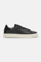 Шкіряні кросівки AllSaints Shana Sneaker Planet friendly чорний W105FB