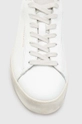 Boty Kožené sneakers boty AllSaints Shana Sneaker W105FB.WHT bílá