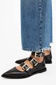 Шкіряні балетки AllSaints Susan Buckle Shoe W009FA