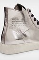Шкіряні кеди AllSaints Tana Met High Top срібний W118FB