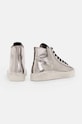 AllSaints tenisi de piele Tana Met High Top W118FB argintiu