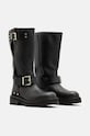Kožne čizme AllSaints Tay Biker Boot W026FA crna AW24