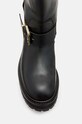 Încălțăminte AllSaints ghete de piele Tay Biker Boot W026FA negru