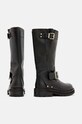 AllSaints ghete de piele Tay Biker Boot W026FA negru