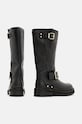 Kožne čizme AllSaints Tay Biker Boot W026FA crna