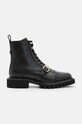 AllSaints cizme de piele Tori Boot cu snur negru W119FB