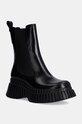 Camper ghete chelsea de piele BCN 5-8 cm negru K400726.001