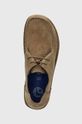 Semišové polobotky Birkenstock Utti Lace šedá 1027321