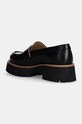 Încălțăminte Baldinini mocasini de piele D5B070P1VITE.0000 negru