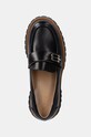 Baldinini mocasini de piele negru D5B070P1VITE.0000