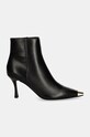 Baldinini cizme de piele D5B100P7VITE.0000 negru AW24