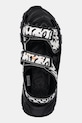 Sandále adidas by Stella McCartney Hika Sandal Canvas AOP čierna IF1797