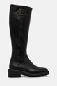 Baldinini ghete de piele D5B028P1VITE.0000 negru AW24