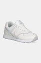 New Balance sneakers 574 sintetic alb WL574FJ2