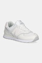 New Balance sneakers 574 pelle fiore bianco WL574FJ2