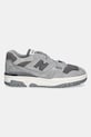 New Balance sneakers din piele intoarsă 550 BBW550RE gri AW24