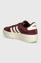 Obuwie adidas sneakersy VL Court Bold IH0366 bordowy