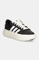 Sneakers boty adidas Grand Court Platform imitace kůže černá IH7754