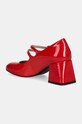 Παπούτσια Δερμάτινες γόβες Love Moschino JA10567G0LII0504 κόκκινο