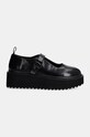 Love Moschino pantofi de piele JA10456I0LJD0000 negru AW24