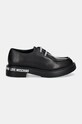 Love Moschino pantofi de piele JA10414G0LIA0000 negru AW24