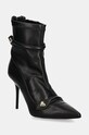 Členkové topánky Love Moschino nezateplené čierna JA21099G0LIEZ000