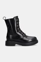 Love Moschino cizme de piele JA24194G0LJD0000 negru AW24