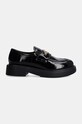 Kožne mokasinke Love Moschino JA10404G0LIB0000 crna AW24