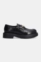 Love Moschino mocasini de piele JA10404G0LJD0000 negru AW24