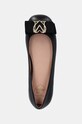 Кожени балеринки Love Moschino черен JA11041G0LIE0000