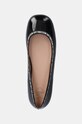 Δερμάτινες μπαλαρίνες Love Moschino μαύρο JA11051G0LII0000