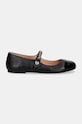 Love Moschino balerini de piele JA11061G0LIE300A negru AW24