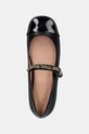 Love Moschino balerini de piele negru JA11061G0LIE300A