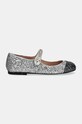Love Moschino balerina JA11061G0LJJ190A ezüst AW24