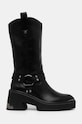 Buffalo cizme Bull Biker Hi 1220057.BLK negru AW24