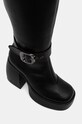 Buffalo kozaki Heart Boot Hi Buckle 1220060.BLK czarny