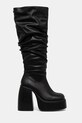 Buffalo kozaki Heart Boot Hi 1220061.BLK czarny AW24