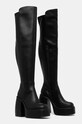 Obuwie Buffalo kozaki Heart Stretch Boot 1220062.BLK czarny
