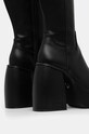 Buffalo kozaki Heart Stretch Boot czarny 1220062.BLK