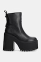 Buffalo botine Killah Zip Boot Mid 1622374.BLK negru AW25