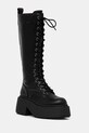 Čizme Buffalo Vicious Lace Up Hi na vezanje crna 1622482.BLK