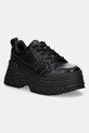 Buffalo sneakersy Fusion Lace Up Lo Planet friendly czarny 1622516.BLK
